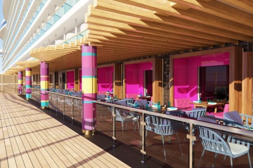norwegian cruise line prima norwegianprima los lobos outside dining rendering