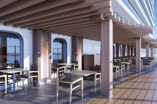 norwegian cruise line prima norwegianprima ondaby scarpetta outside dining rendering
