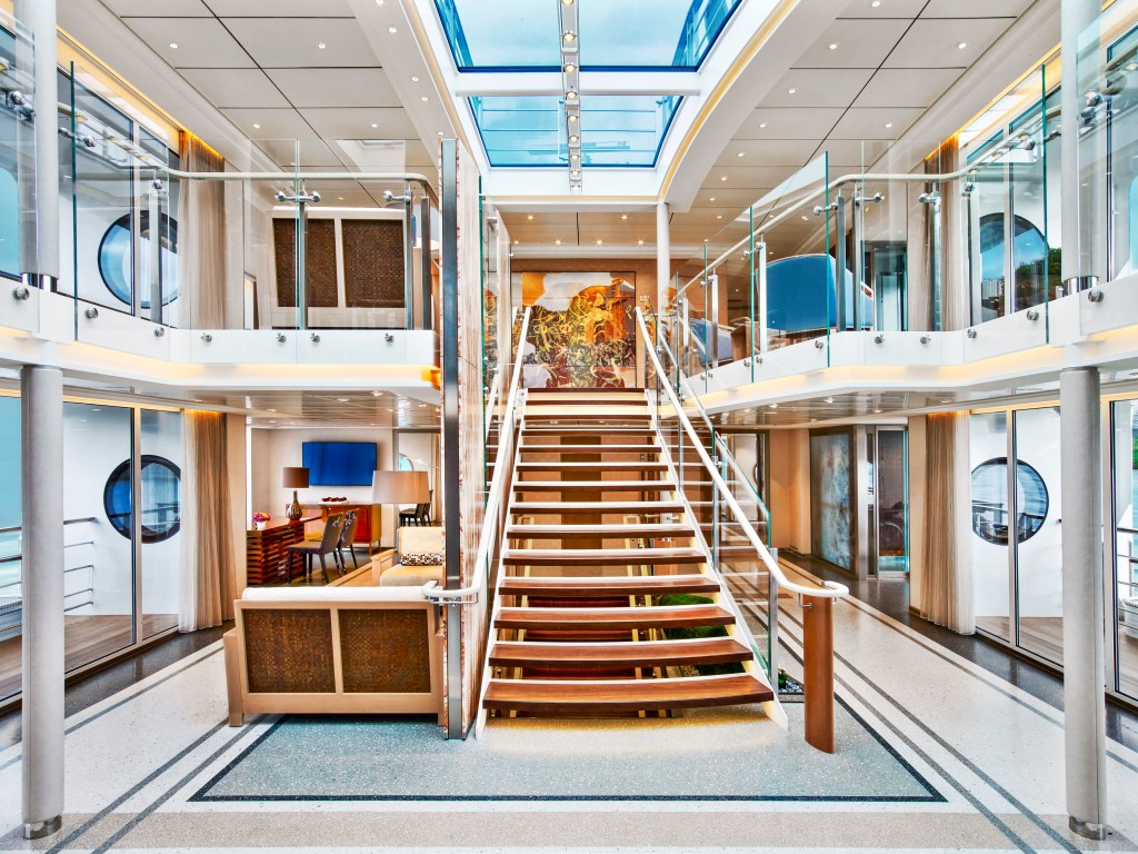 Viking River cruises european longships 3 atrium