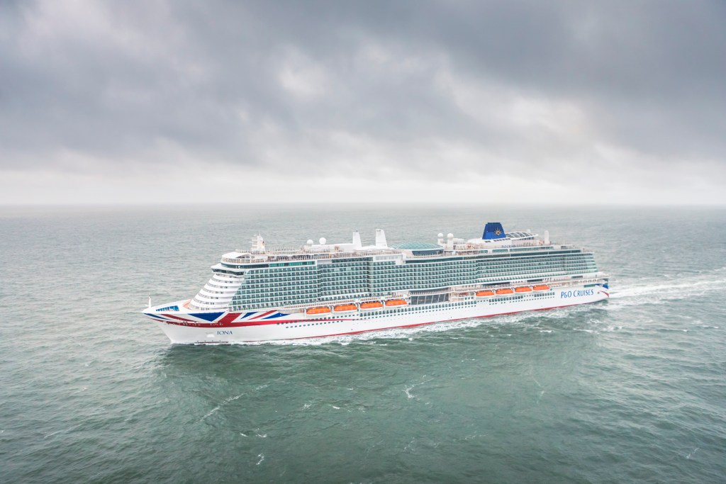 P and O Iona cruise ship naming ceremony in southampton UK 2