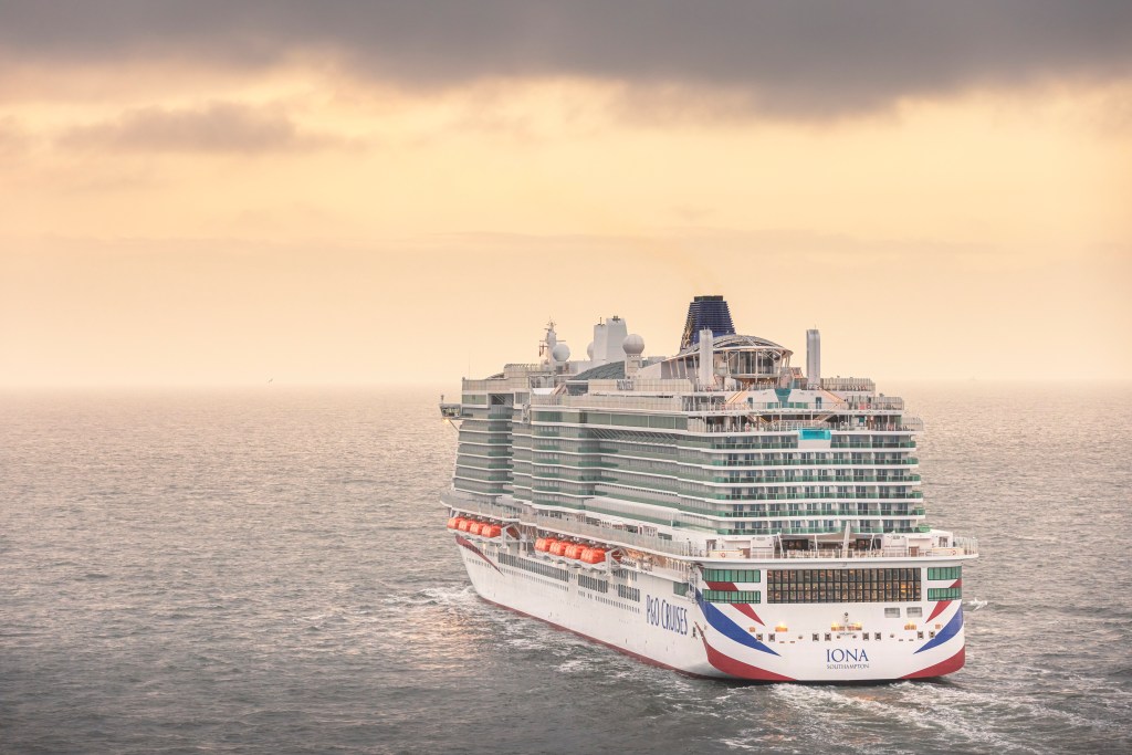P and O Iona cruise ship naming ceremony in southampton UK 3