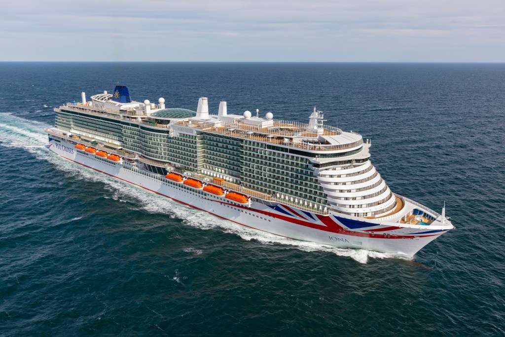 P and O Iona cruise ship naming ceremony in southampton UK 6