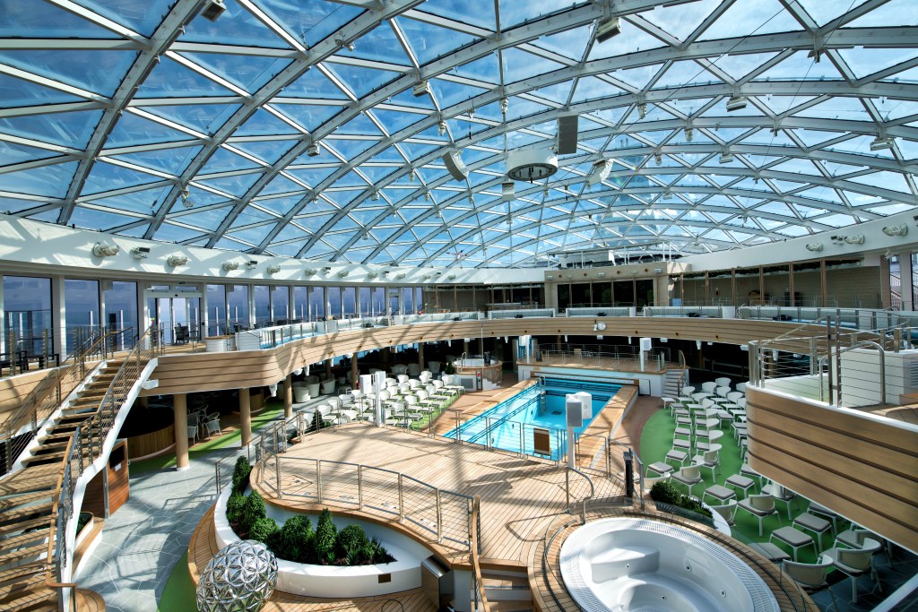 P and O Iona cruise ship naming ceremony in southampton UK 6a