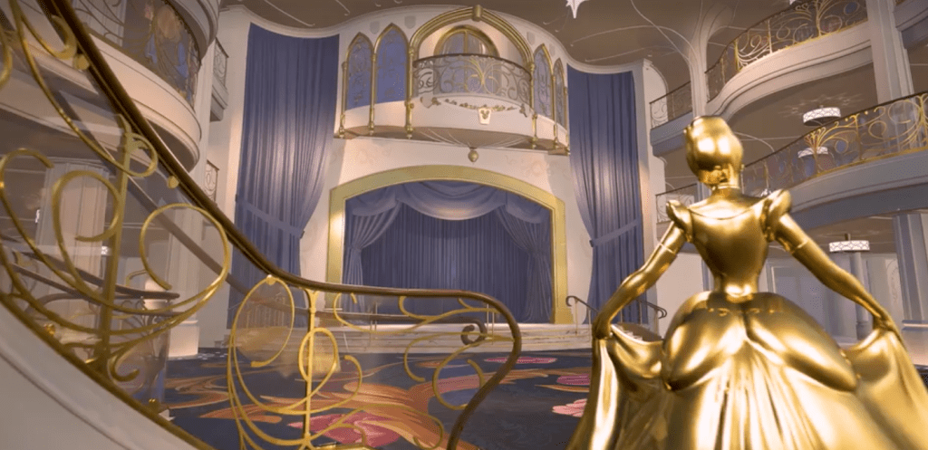 Disney Cruise Line Wish cruise ship theatre