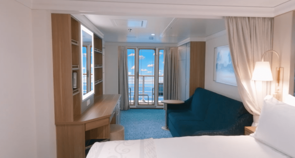 Disney Cruise Line Wish cruise ship cabin balcony