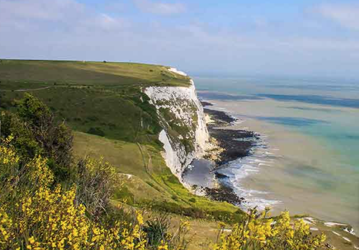 pack for UK cruise white cliffs of dover