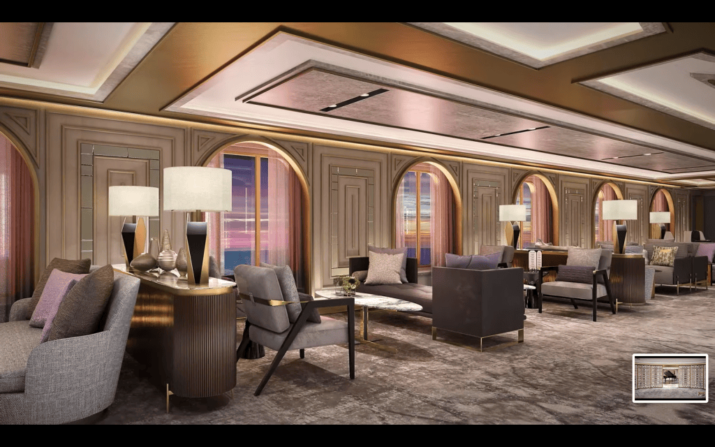 Oceania Cruises Vista cruise ship bar lounge