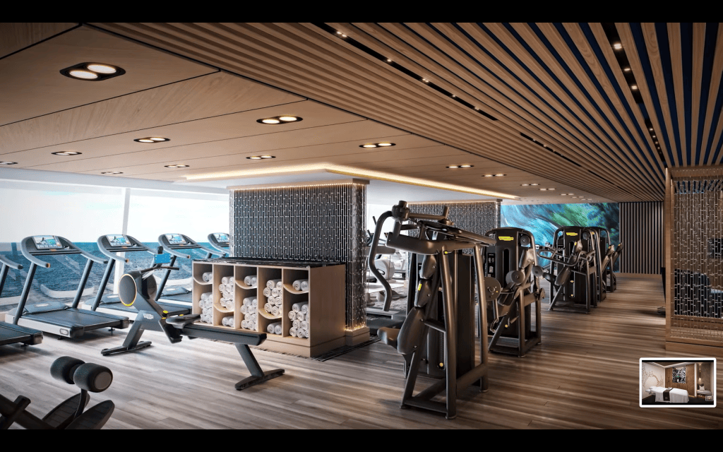 Oceania Cruises Vista cruise ship fitness facilities