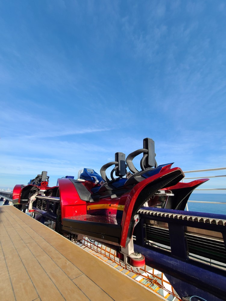 Carnival Mardi Gras Bolt rollercoaster by Maurer 2