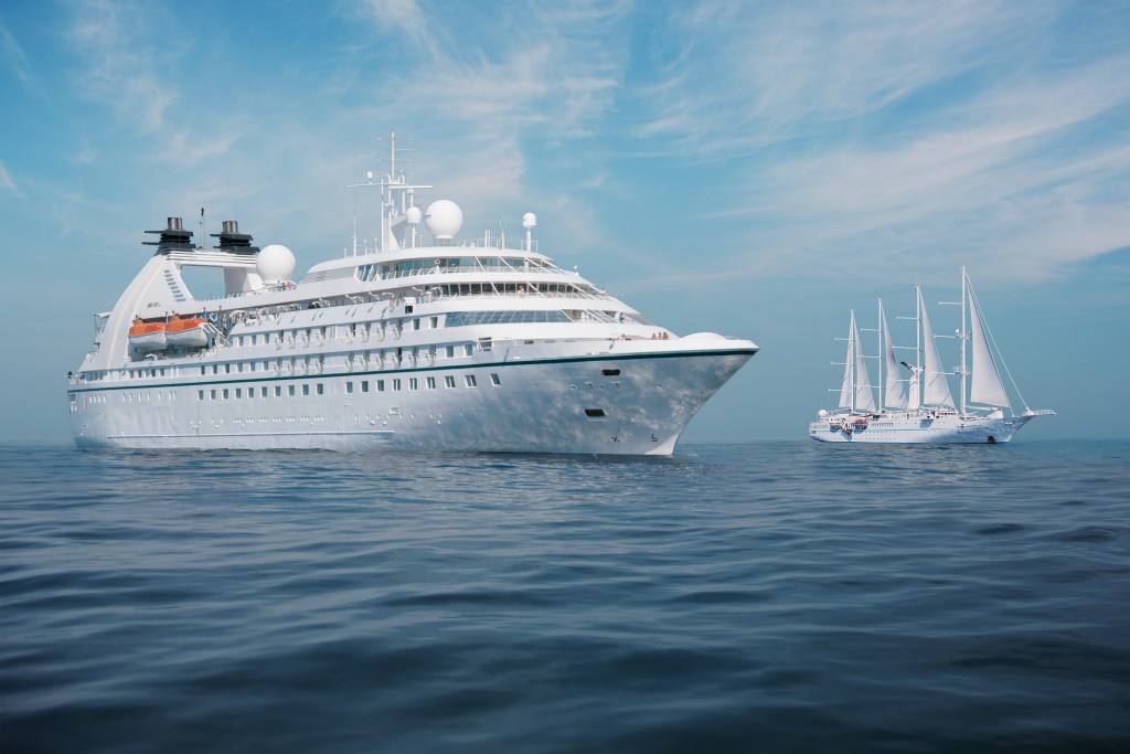 Windstar Cruises yachts at sea