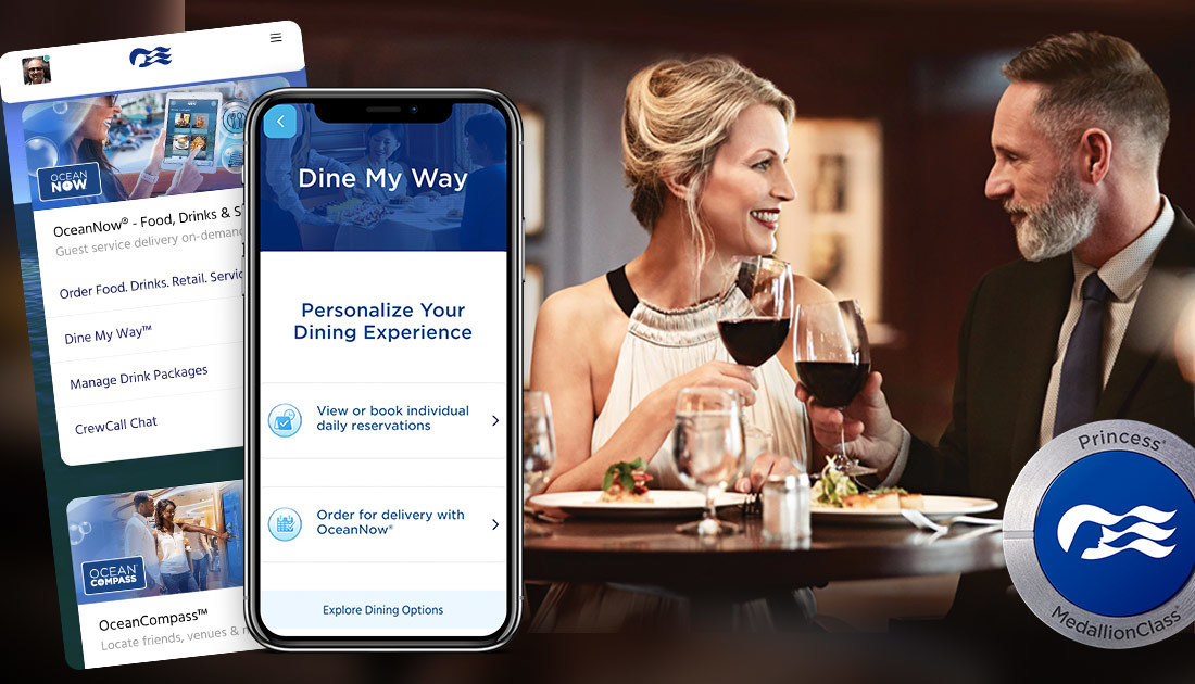 How to plan and personalize your dining on a Princess cruise
