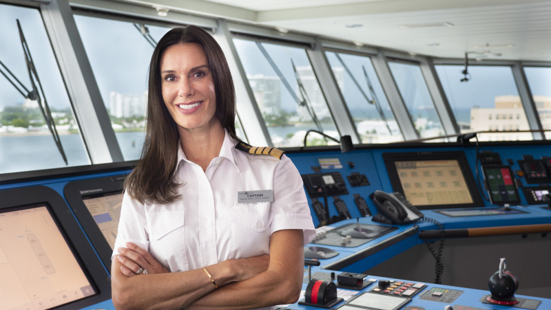 Celebrity Cruises Edge captain kate mccue