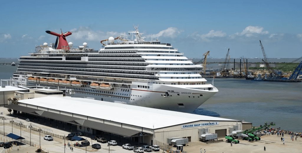 Carnival Breeze in Galveston Texas