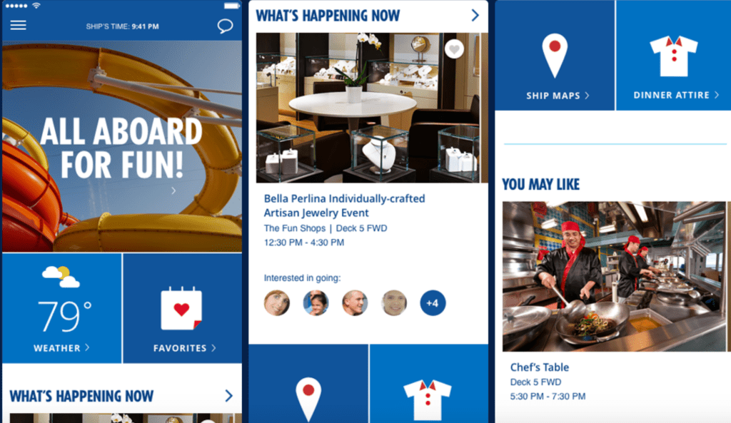 Carnival Cruise Line HUB App 1