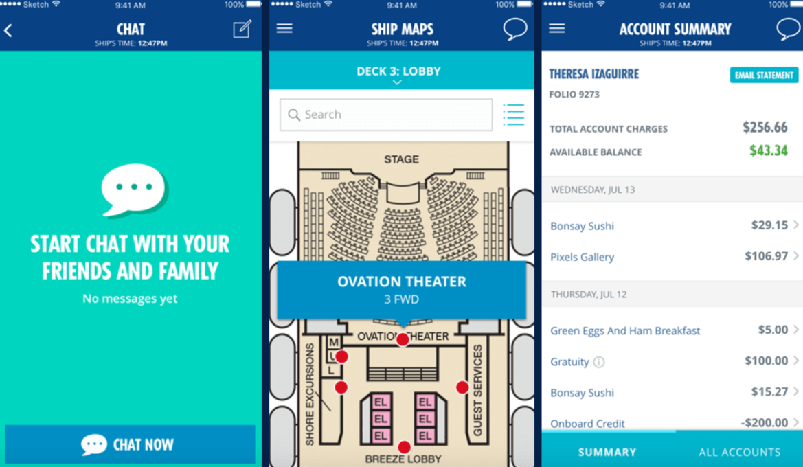 21 reasons to download the free cruise line app
