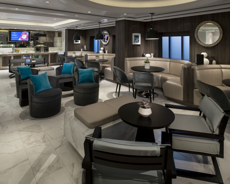 Celebrity Cruises Equinox snacks and beverage area