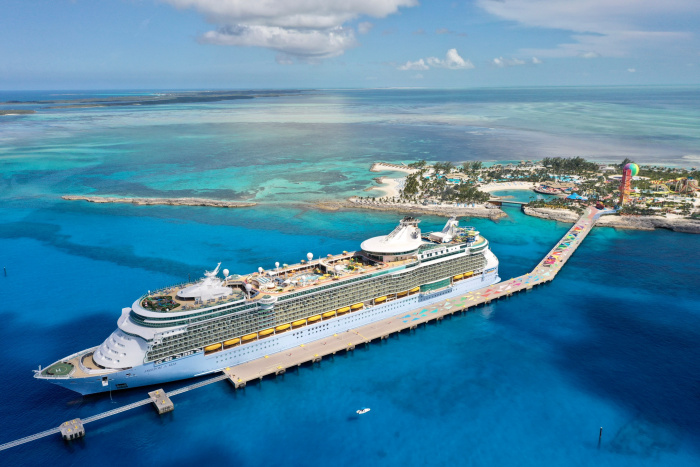 royal caribbean freedom of the seas aerial
