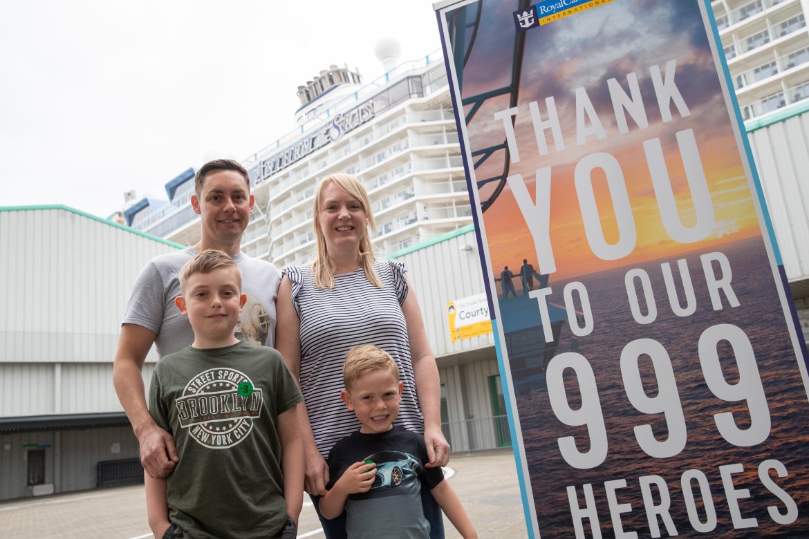 Royal Caribbean Anthem of the Seas cruises with 999 emergency service workers