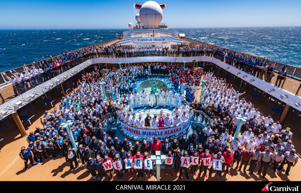 Carnival Miracle cruises from Seattle to Alaska