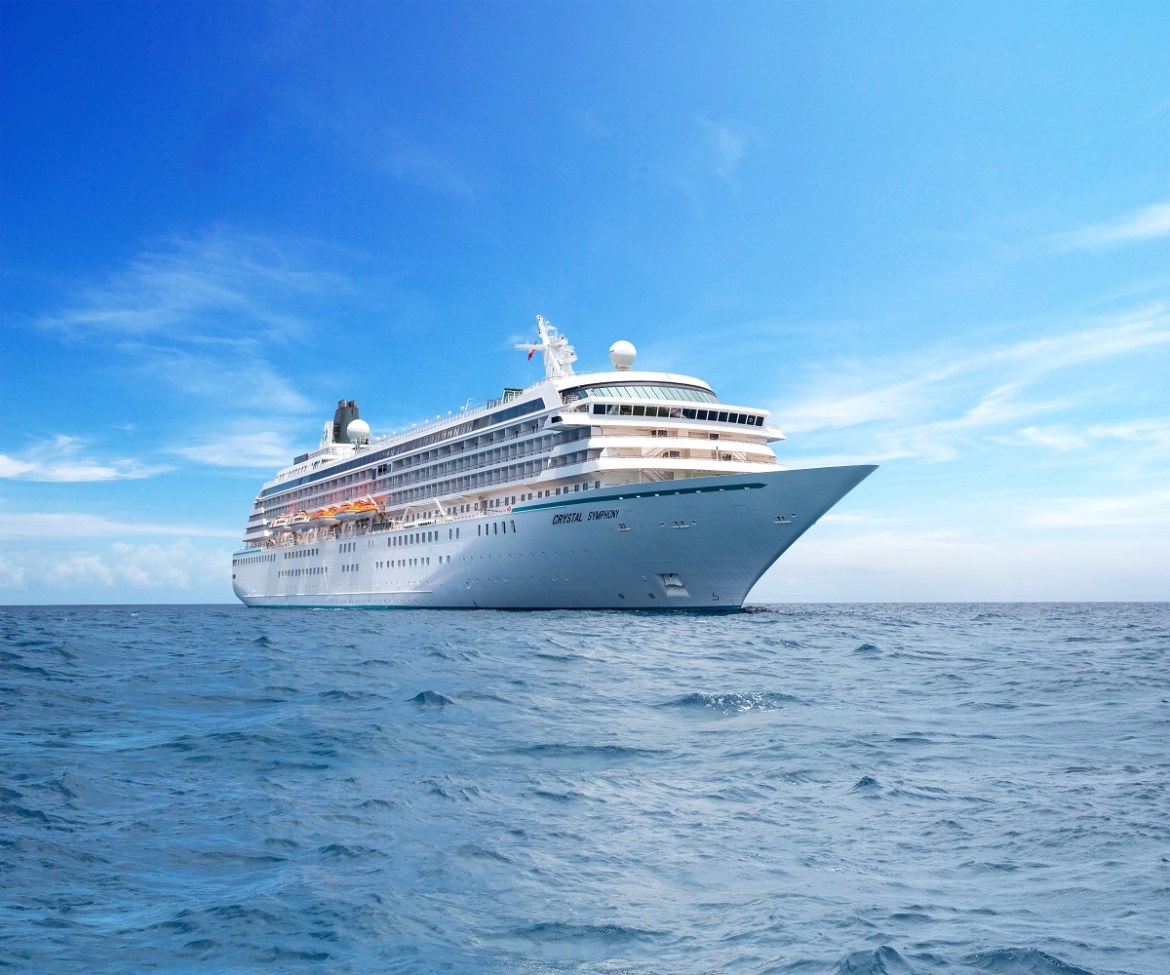 Crystal Cruises Symphony will cruise from Boston and New York to Bermuda