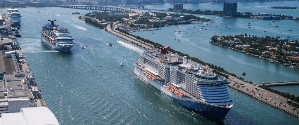 Carnival Horizon and Carnival Mardi Gras