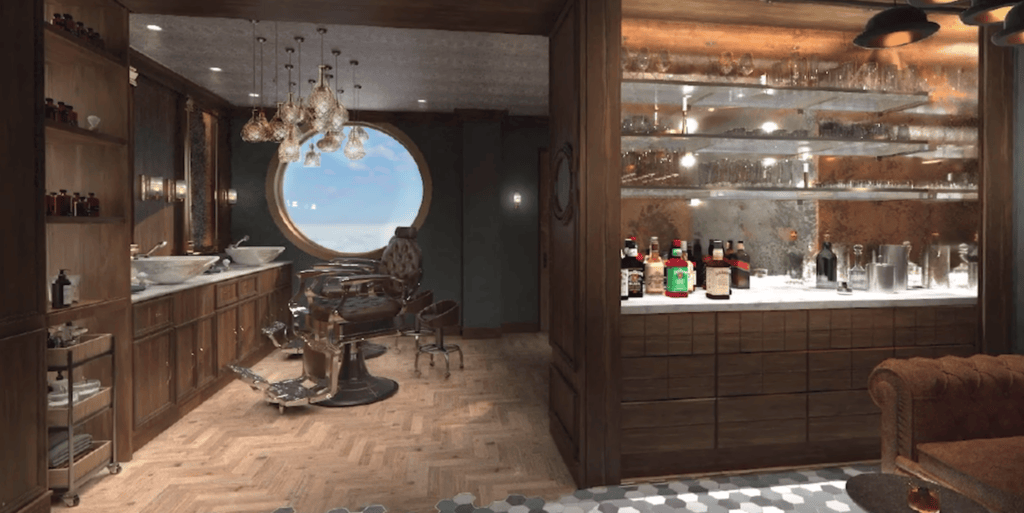 Disney Cruise Line Disney Wish barber shop