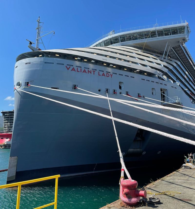 virgin voyages valiant lady docked