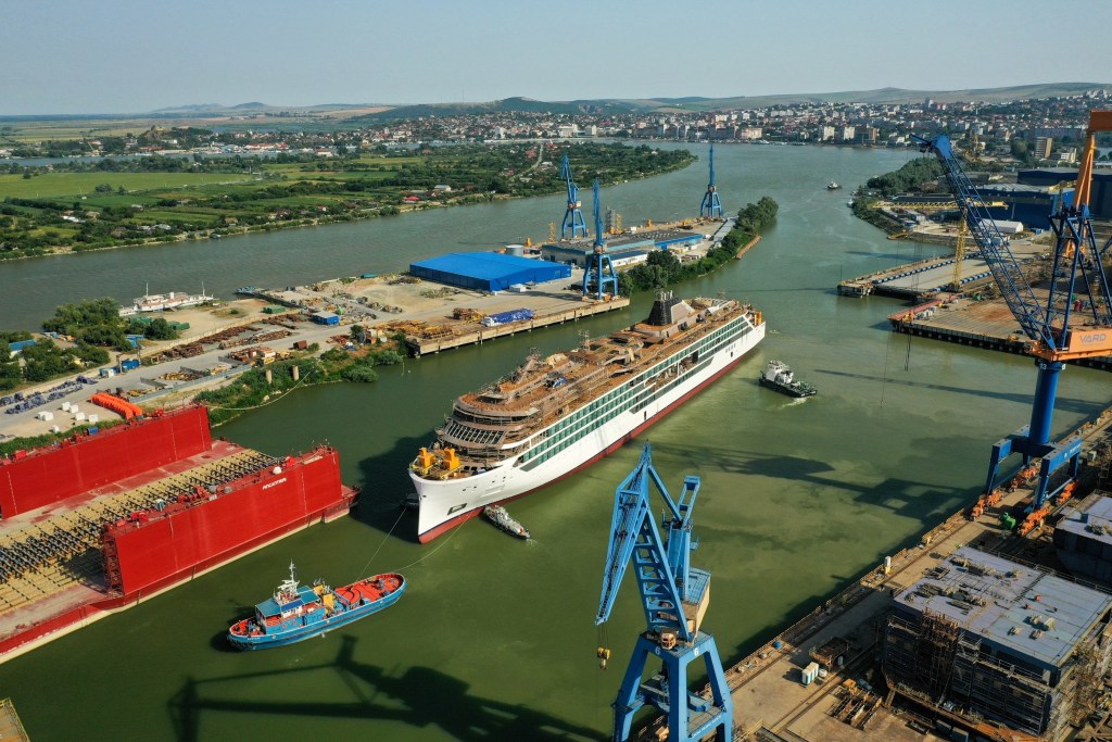Viking Cruises Polaris expedition ship floated out