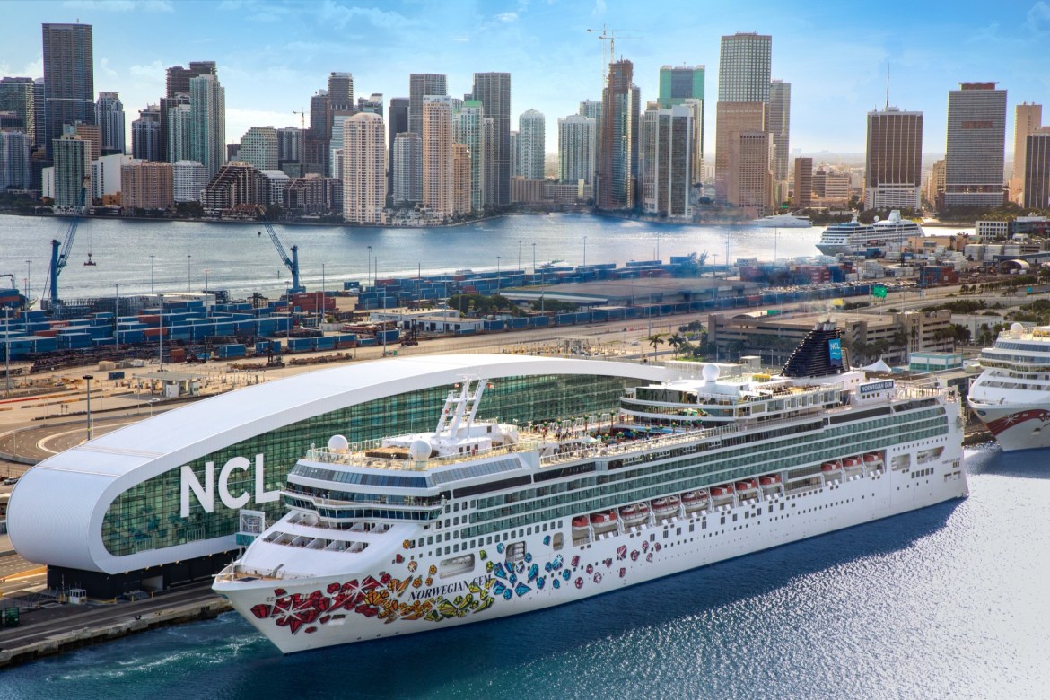Norwegian Gem cruises from Norwegian’s new Miami terminal