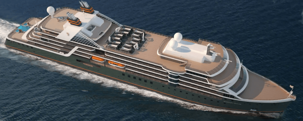 Seabourn Venture top view