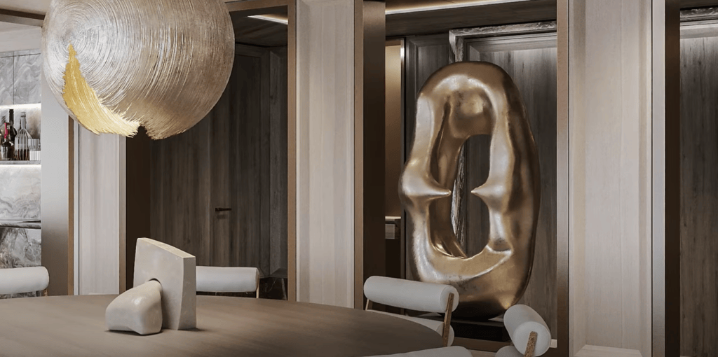 Regent Seven Seas Grandeur Regent suite sculpture