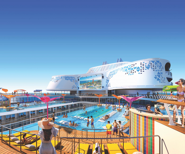 Royal Caribbean Wonder of the Seas pool deck