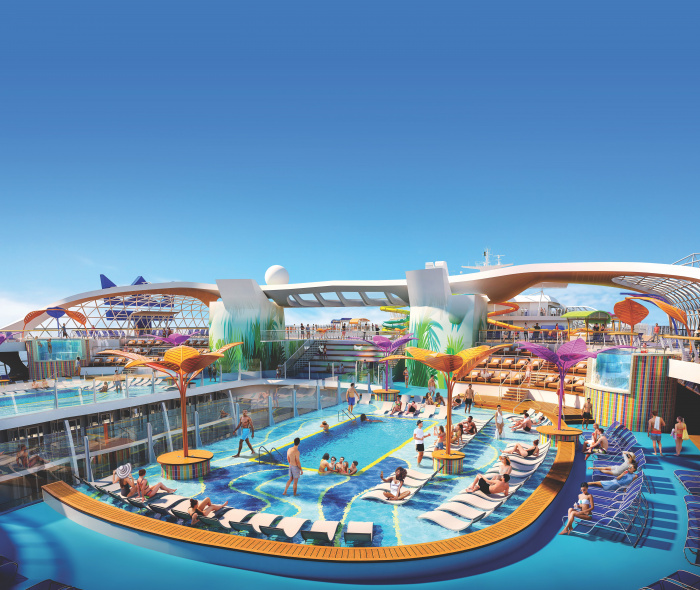Royal Caribbean Wonder of the Seas aft pool deck