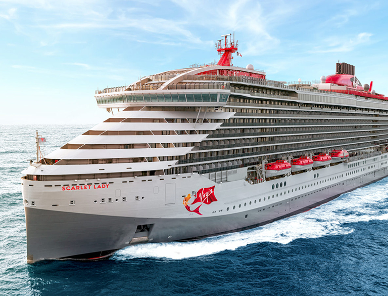 Scarlet Lady exterior from Sea Trials