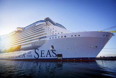 Royal Caribbean takes delivery of Wonder of the Seas