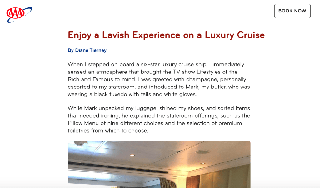 AAA Travel Lavish Cruises