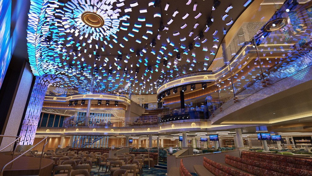 Celebration Central Atrium Ceiling Night