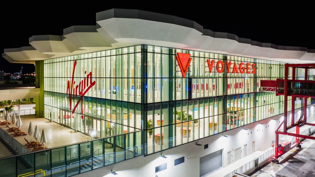 virgin voyages terminal glass building