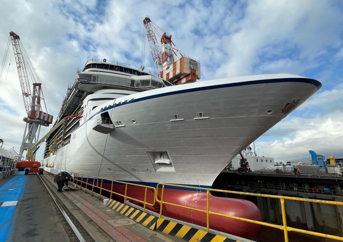 Oceania Cruises Vista ship floated out
