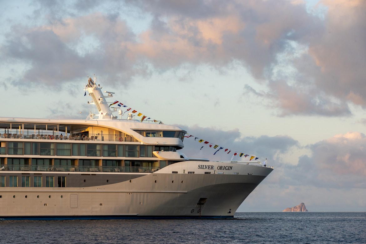 Silversea Cruises Silver Origin christened in the Galapagos