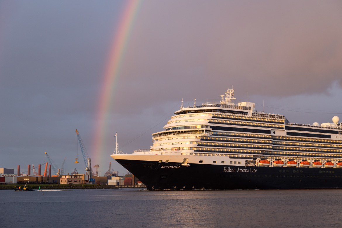 Holland America Line Rotterdam named by godmother Princess Margriet