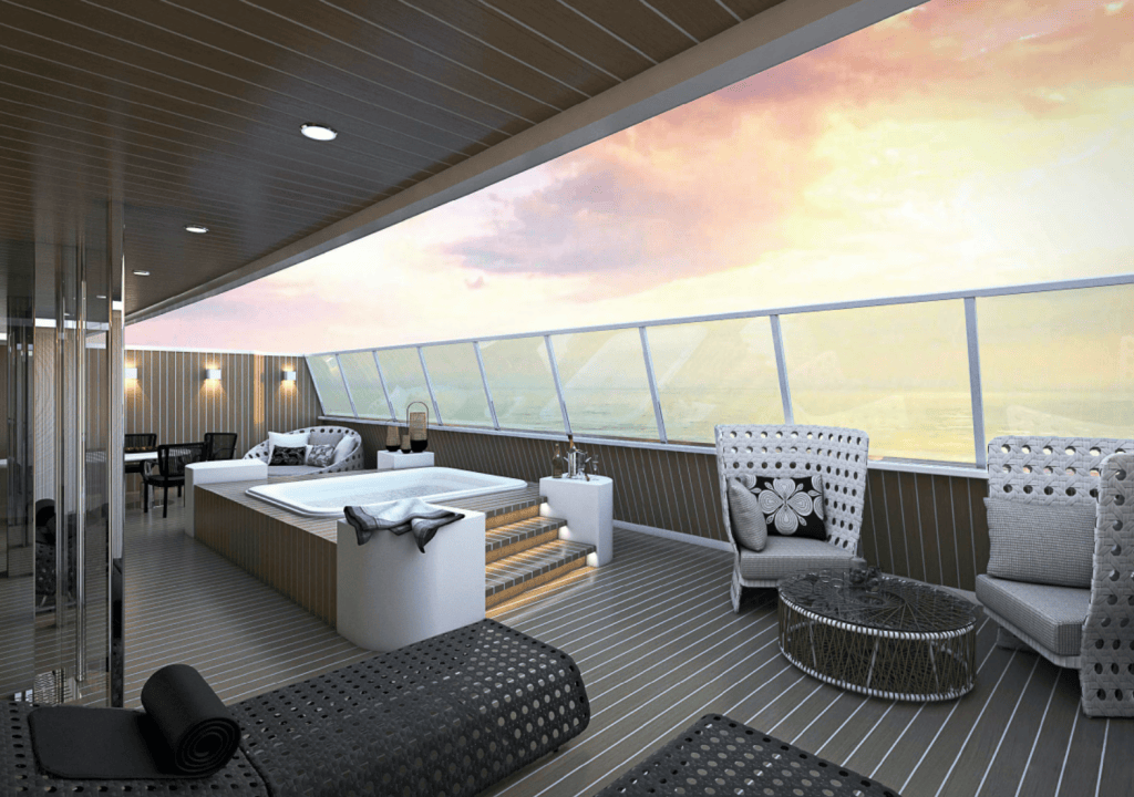 MSC Cruises World Europe suite balcony