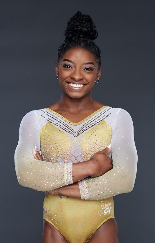 world champion simone biles celebrity beyond godmother