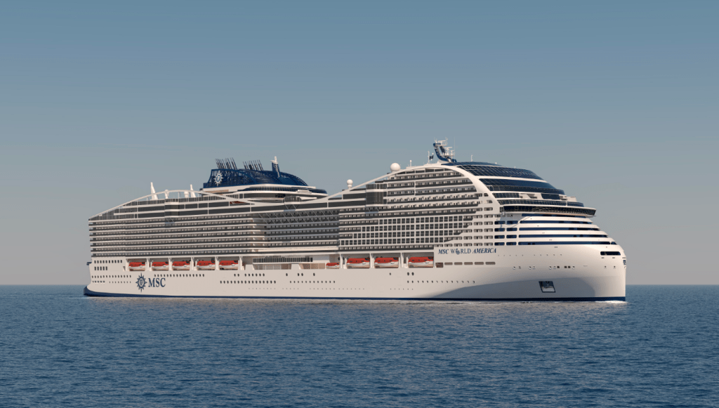 msc cruises world america