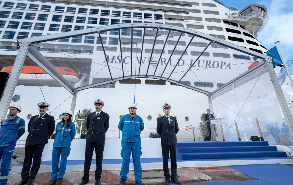 MSC Cruises World Europa delivery