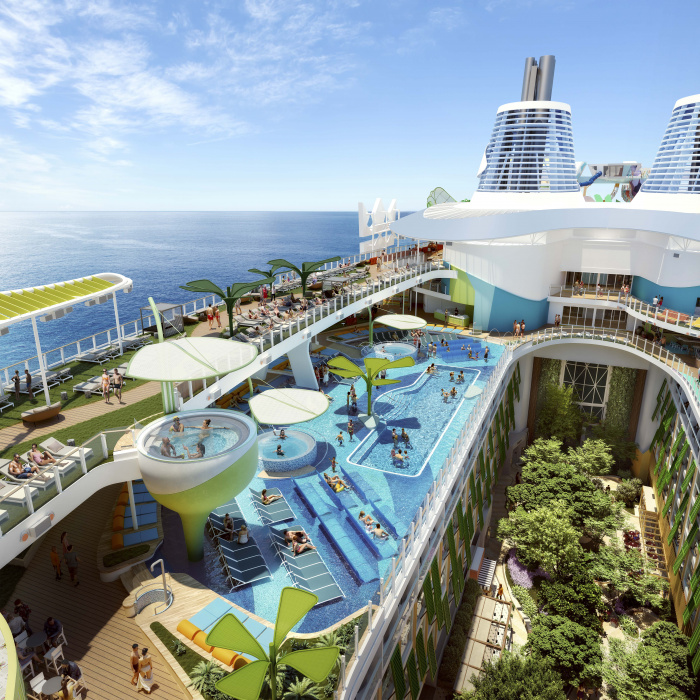 Royal Caribbean Icon of the Seas Lagoon pool