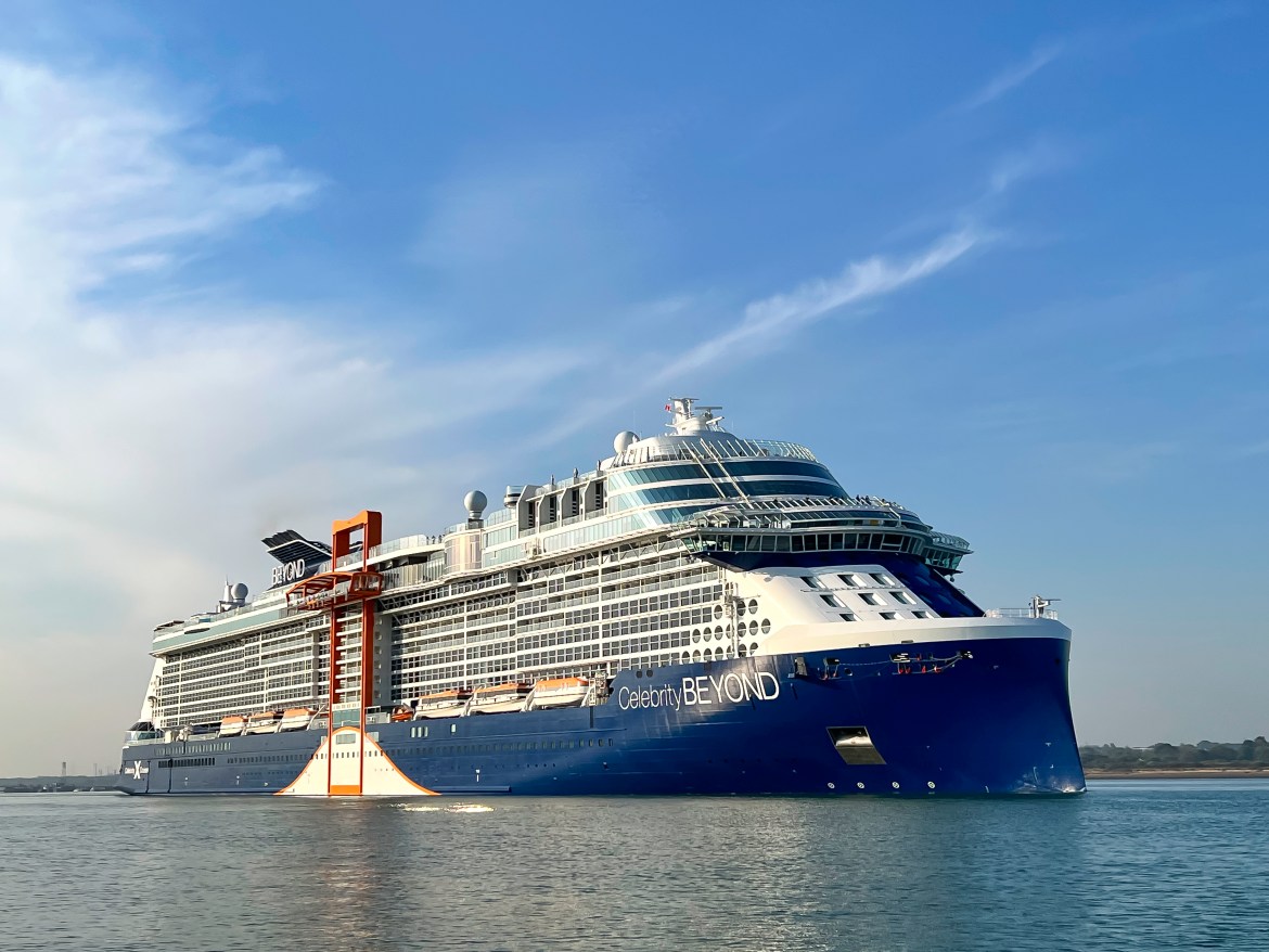 Celebrity Cruises Beyond surpasses other Edge-class ships
