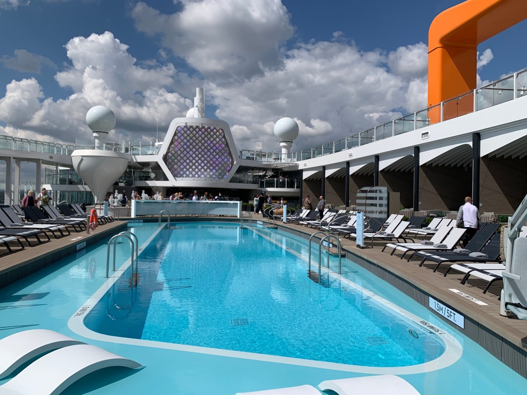 Celebrity Beyond Main Pool Bow View