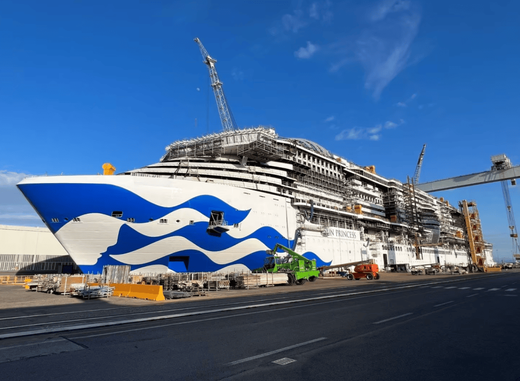 Princess Cruises Sun Princess Floatout