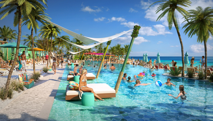 Royal Caribbean Paradise Island pool